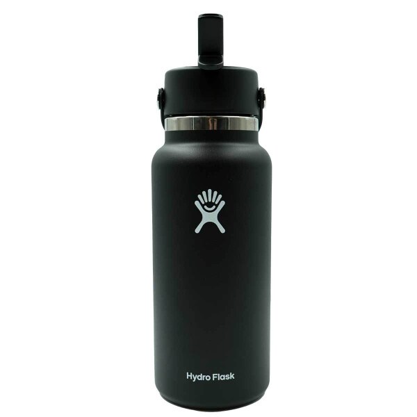 Black U-State Hydro Flask Water Bottle